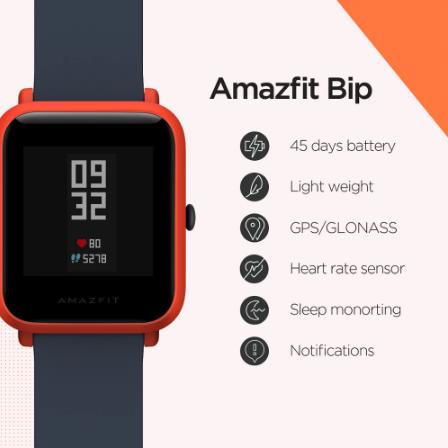 купить на aliexpress Оригинальные Смарт-часы Amazfit Bip, спортивные часы с Bluetooth, GPS, пульсометром, водонепроницаемость IP68, напоминание о звонках, вибрация приложения MiFit