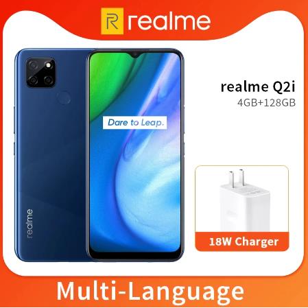 Realme Q2i 5G 4GB 128GB Dimensity 720 Octa Core Mobile Phone 6.5 '' Полноэкранный аккумулятор 5000mAh 13MP Тройная камера