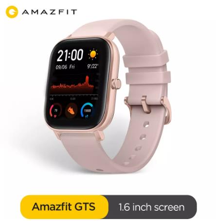 Глобальная версия Amazfit GTS Смарт-часы 5ATM водонепроницаемые умные часы с длинной батареей GPS управление музыкой кожаный силиконовый ремешок