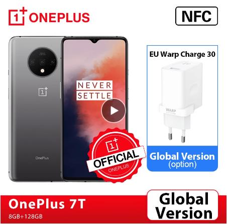 Глобальная версия OnePlus 7 T, 7 T, 8GB Смартфон Snapdragon 855 Plus 90 Гц активно-матричные осид, Экран 48MP тройной Камера OnePlus официального магазина