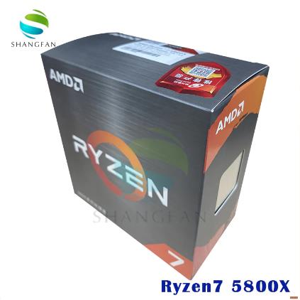 Новый процессор AMD Ryzen 7 5800X R7 5800X 3,8 ГГц Восьмиядерный 16-поточный 105 Вт ЦПУ L3 = 32M 100-000000063 разъем AM4 без вентилятора